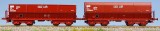 Set of 2 Ore transport cars type Fal of Sacilor